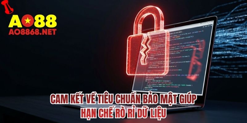 Cam kết về tiêu chuẩn bảo mật giúp hạn chế rò rỉ dữ liệu