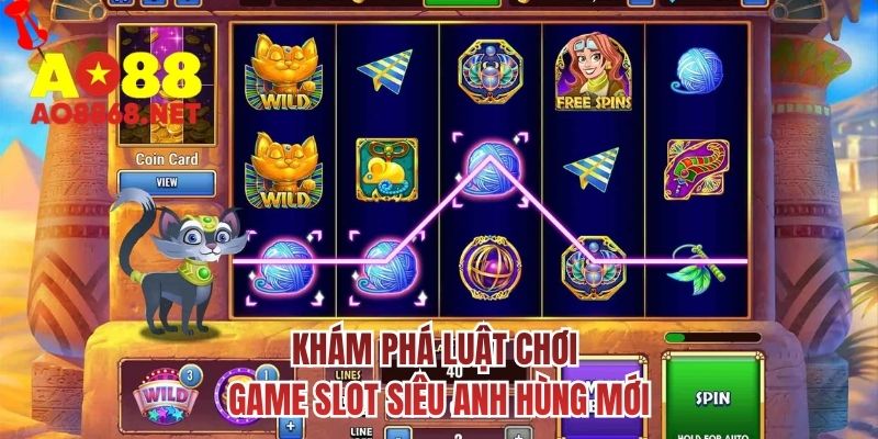 Khám phá luật chơi game slot siêu anh hùng mới