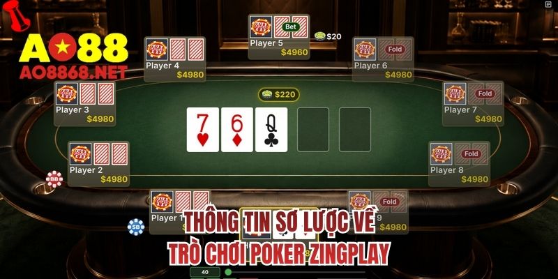 Thông tin sơ lược về trò chơi Poker Zingplay